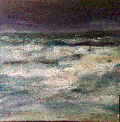 Newgale in winter - Oil on Canvas 60 x 60cm.gif